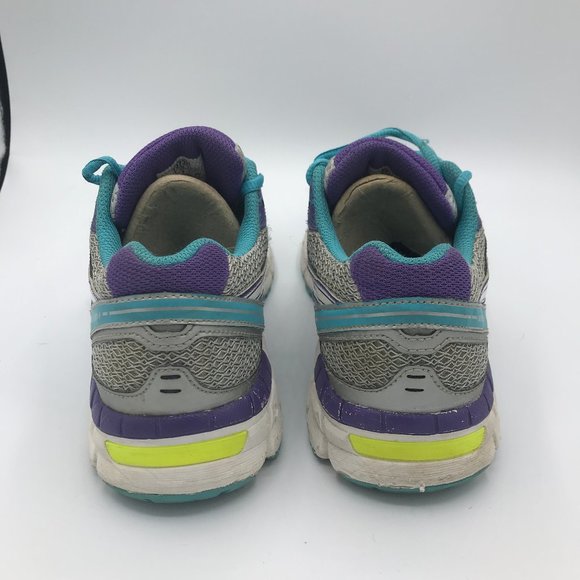 Asics Gel Excite 2 Womens Size 7 Gray Purple Teal - Picture 4 of 8